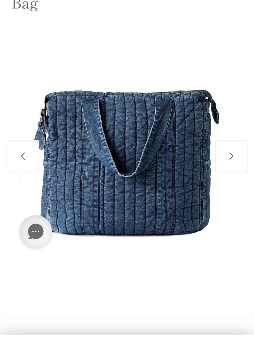 Pehr; Denim Convertible Diaper Bag in Vintage Wash